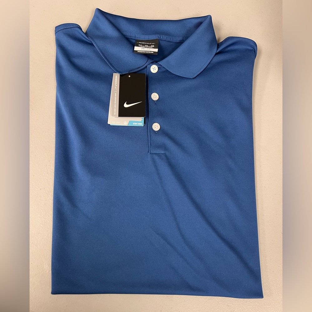 Nike Men's Royal Dri Fit Polo Shirt XLT Tall